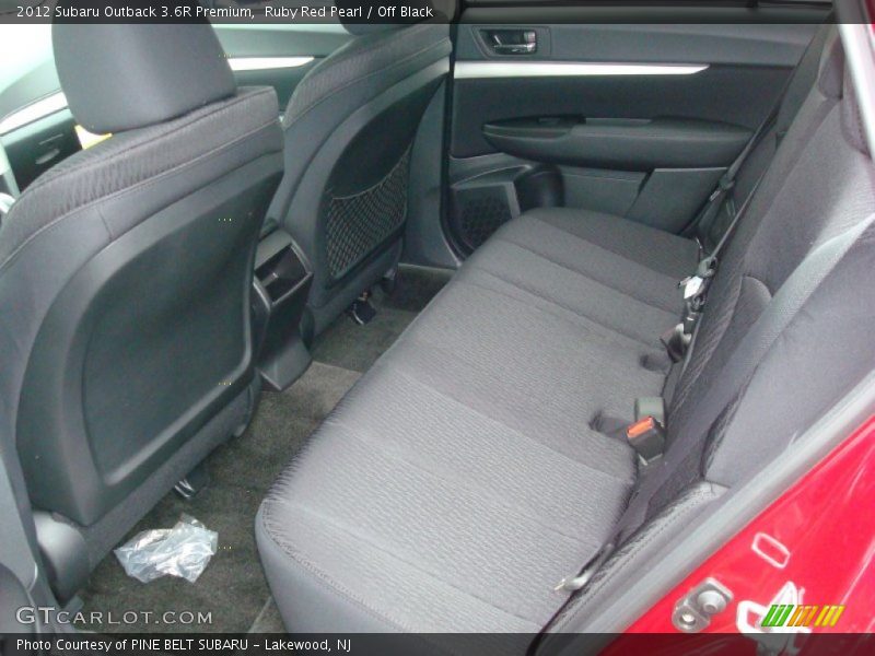 Ruby Red Pearl / Off Black 2012 Subaru Outback 3.6R Premium