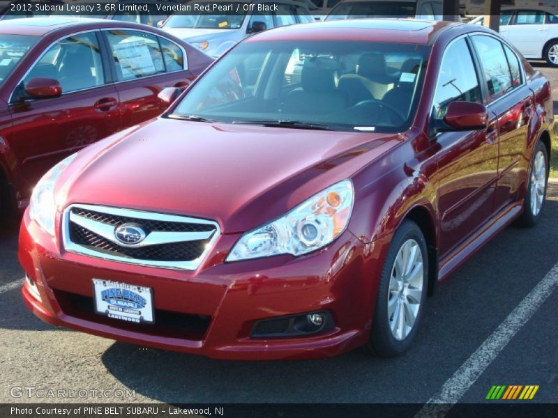 Venetian Red Pearl / Off Black 2012 Subaru Legacy 3.6R Limited