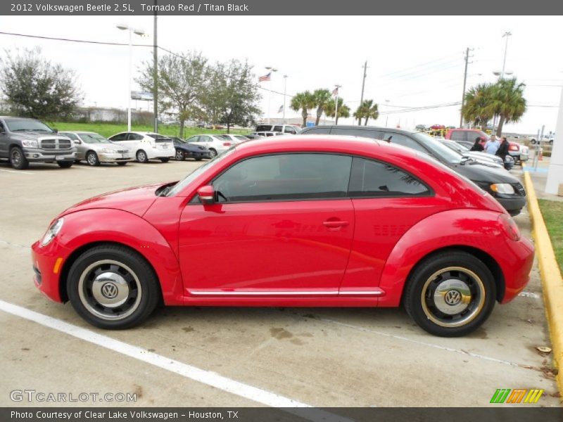 Tornado Red / Titan Black 2012 Volkswagen Beetle 2.5L