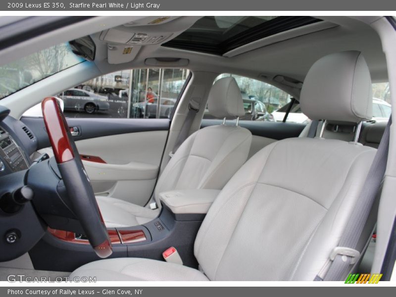 Starfire Pearl White / Light Gray 2009 Lexus ES 350