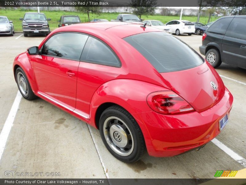 Tornado Red / Titan Black 2012 Volkswagen Beetle 2.5L