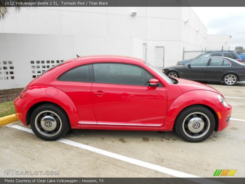 Tornado Red / Titan Black 2012 Volkswagen Beetle 2.5L