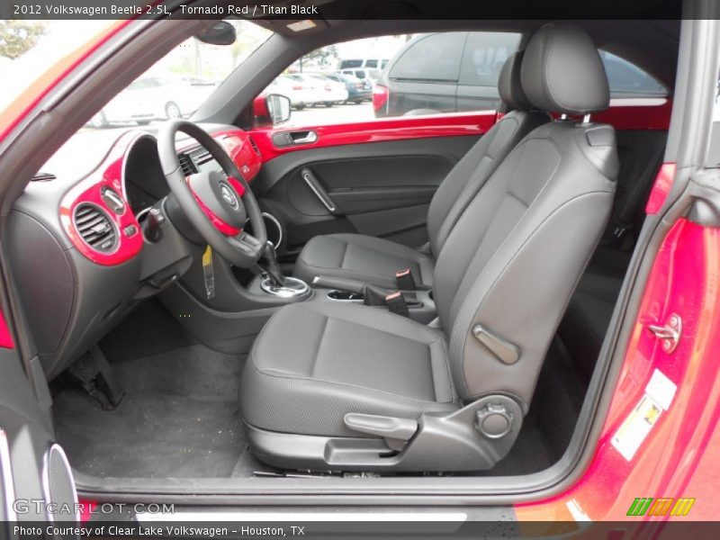 Tornado Red / Titan Black 2012 Volkswagen Beetle 2.5L