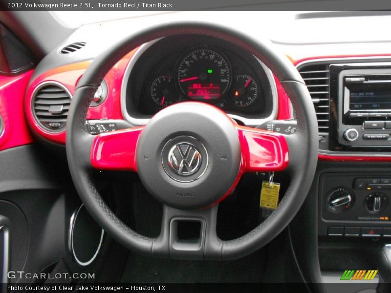 Tornado Red / Titan Black 2012 Volkswagen Beetle 2.5L