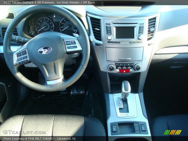 Ice Silver Metallic / Off Black 2012 Subaru Outback 3.6R Premium