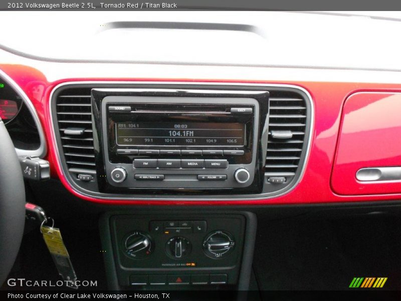 Tornado Red / Titan Black 2012 Volkswagen Beetle 2.5L
