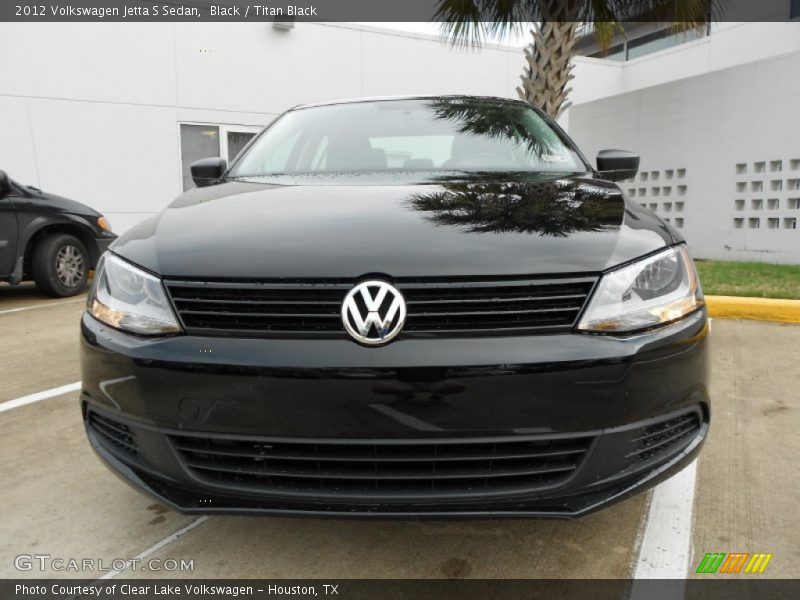 Black / Titan Black 2012 Volkswagen Jetta S Sedan