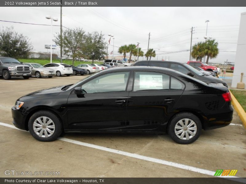 Black / Titan Black 2012 Volkswagen Jetta S Sedan