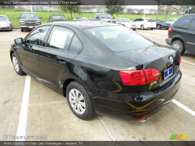 Black / Titan Black 2012 Volkswagen Jetta S Sedan