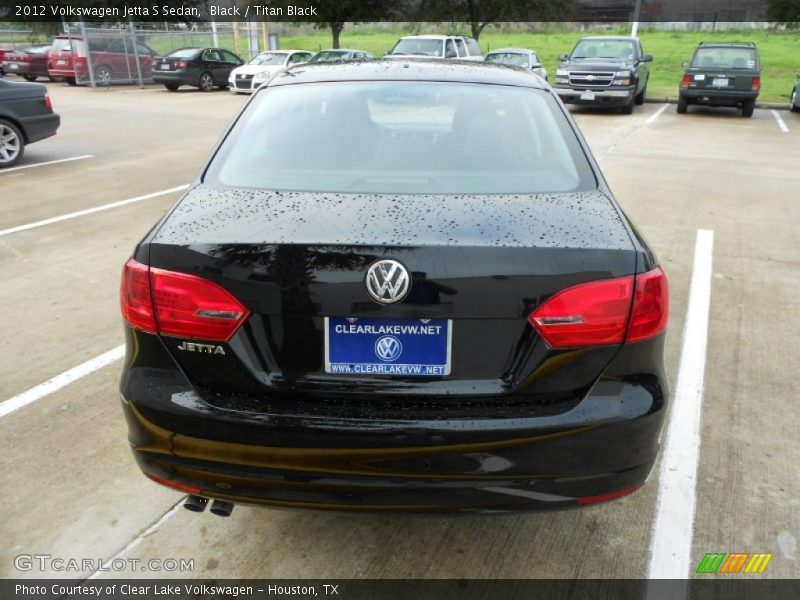 Black / Titan Black 2012 Volkswagen Jetta S Sedan