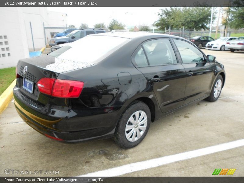 Black / Titan Black 2012 Volkswagen Jetta S Sedan