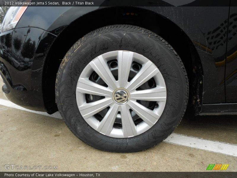 Black / Titan Black 2012 Volkswagen Jetta S Sedan
