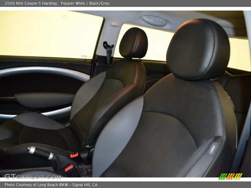 Pepper White / Black/Grey 2009 Mini Cooper S Hardtop