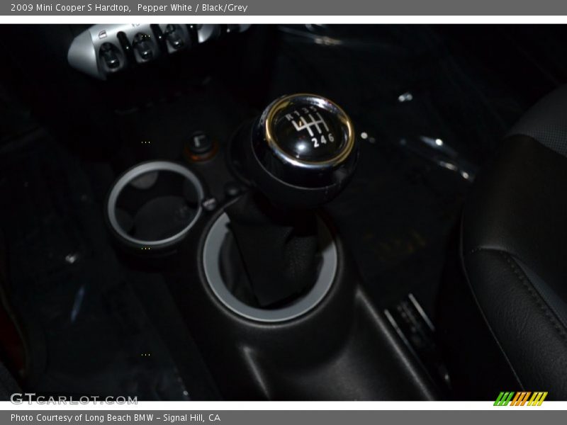 Pepper White / Black/Grey 2009 Mini Cooper S Hardtop