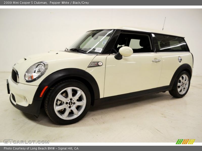 Pepper White / Black/Grey 2009 Mini Cooper S Clubman