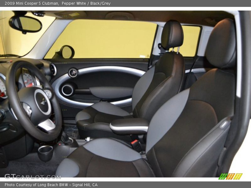 Pepper White / Black/Grey 2009 Mini Cooper S Clubman