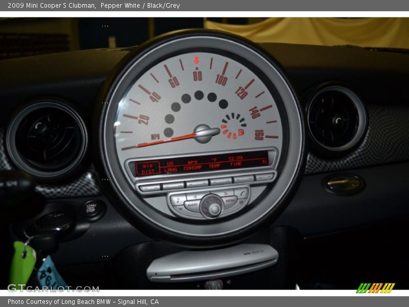 Pepper White / Black/Grey 2009 Mini Cooper S Clubman