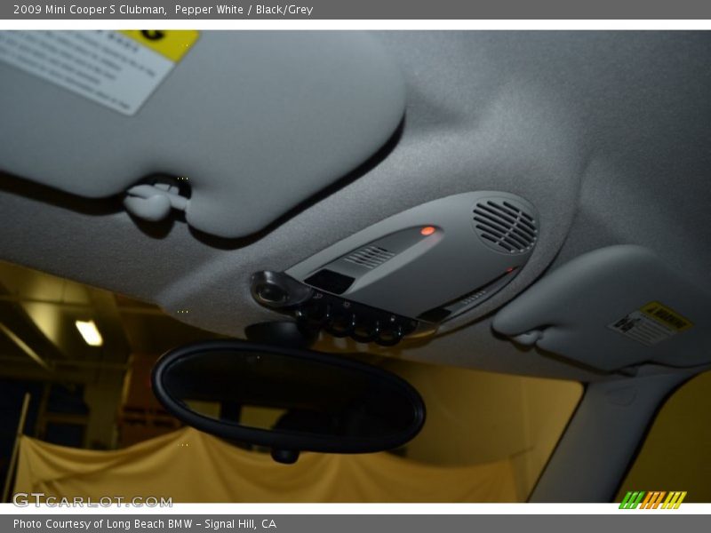 Pepper White / Black/Grey 2009 Mini Cooper S Clubman