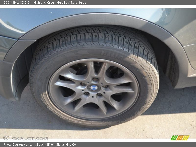 Highland Green Metallic / Sand Beige 2004 BMW X3 2.5i