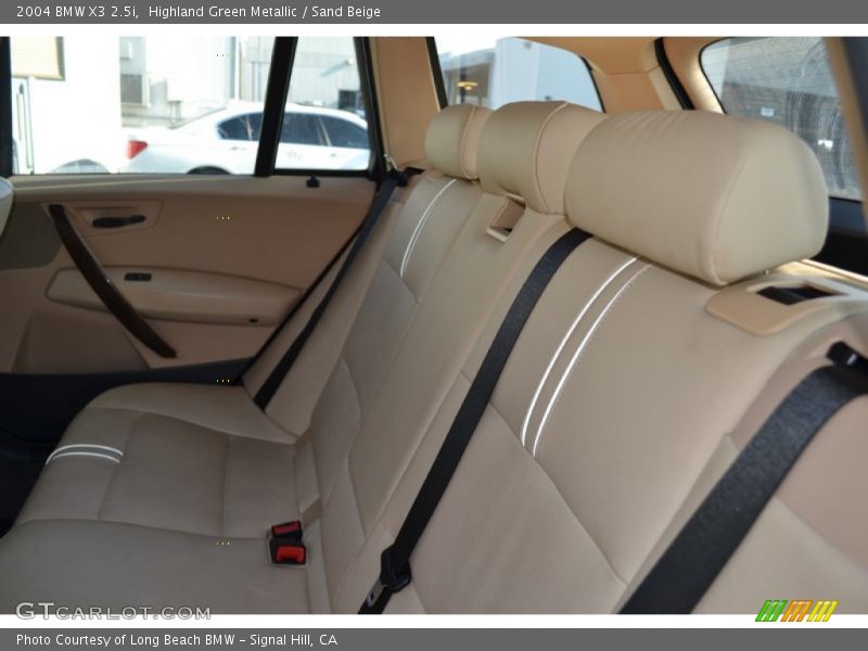 Highland Green Metallic / Sand Beige 2004 BMW X3 2.5i