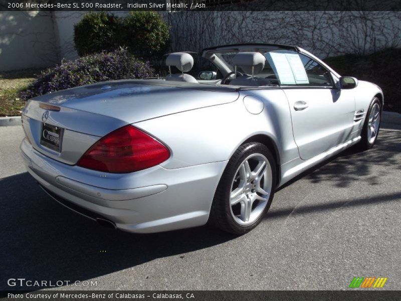 Iridium Silver Metallic / Ash 2006 Mercedes-Benz SL 500 Roadster