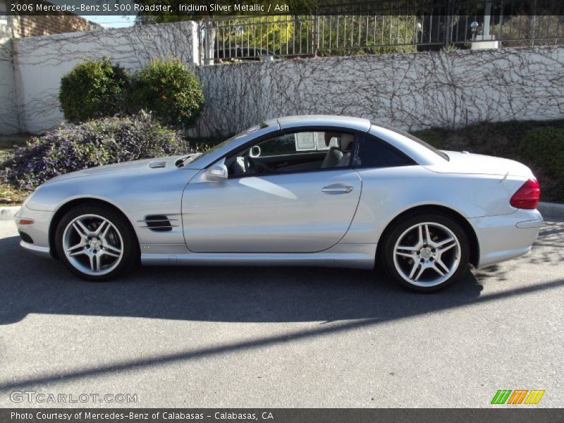 Iridium Silver Metallic / Ash 2006 Mercedes-Benz SL 500 Roadster