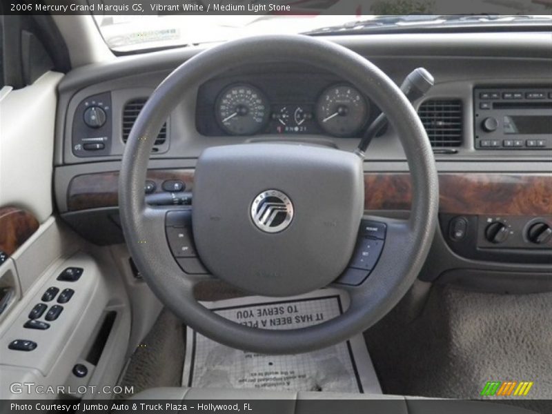 Vibrant White / Medium Light Stone 2006 Mercury Grand Marquis GS