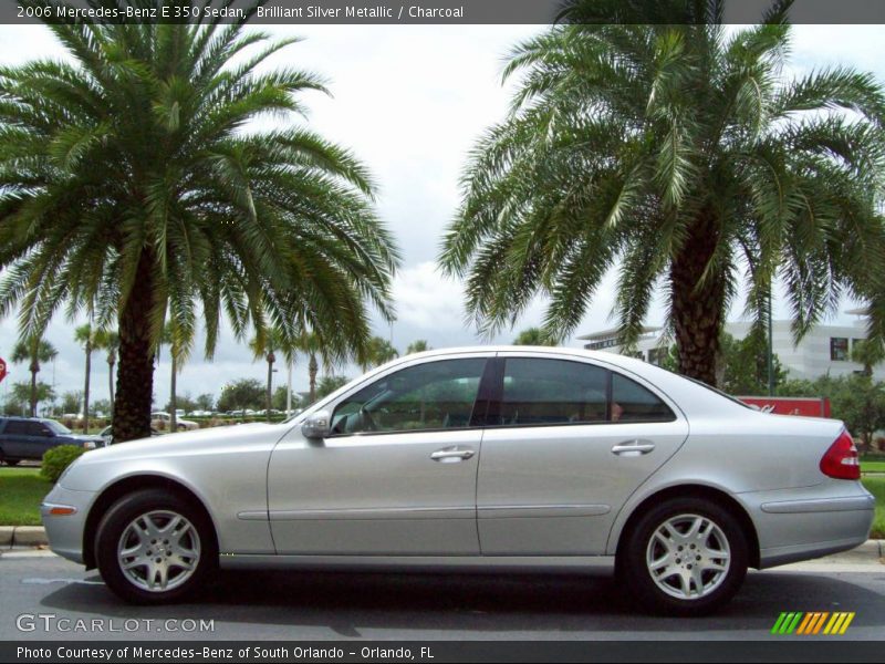 Brilliant Silver Metallic / Charcoal 2006 Mercedes-Benz E 350 Sedan