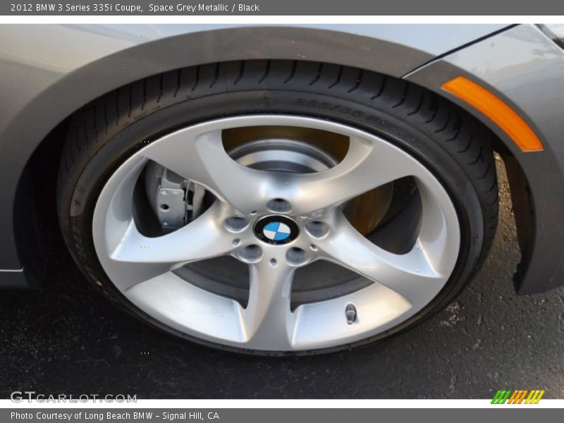Space Grey Metallic / Black 2012 BMW 3 Series 335i Coupe