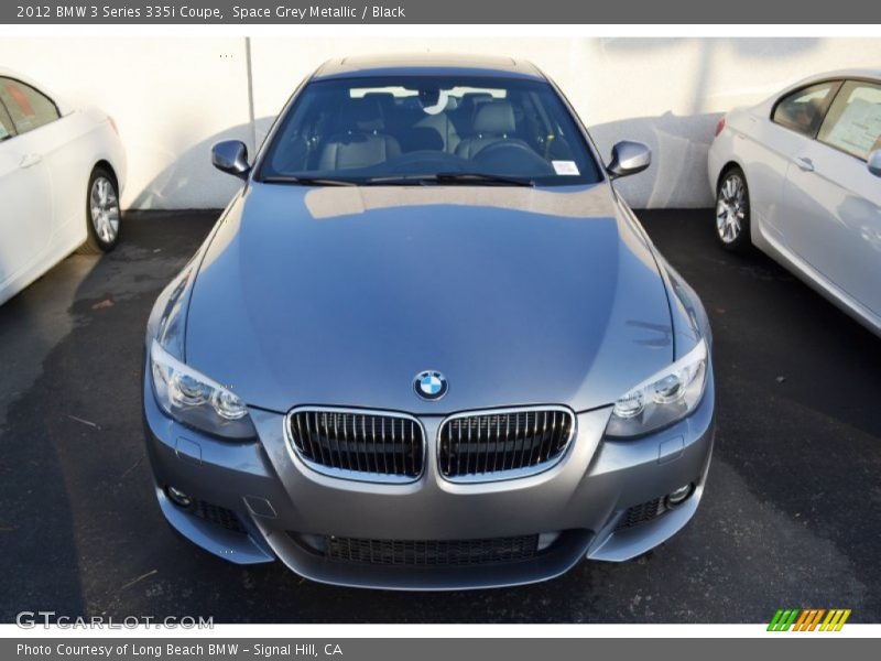 Space Grey Metallic / Black 2012 BMW 3 Series 335i Coupe