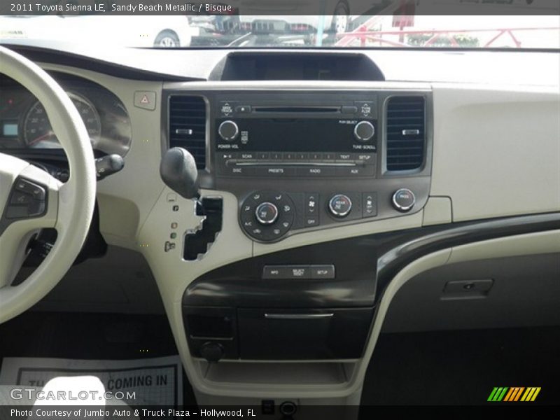 Sandy Beach Metallic / Bisque 2011 Toyota Sienna LE