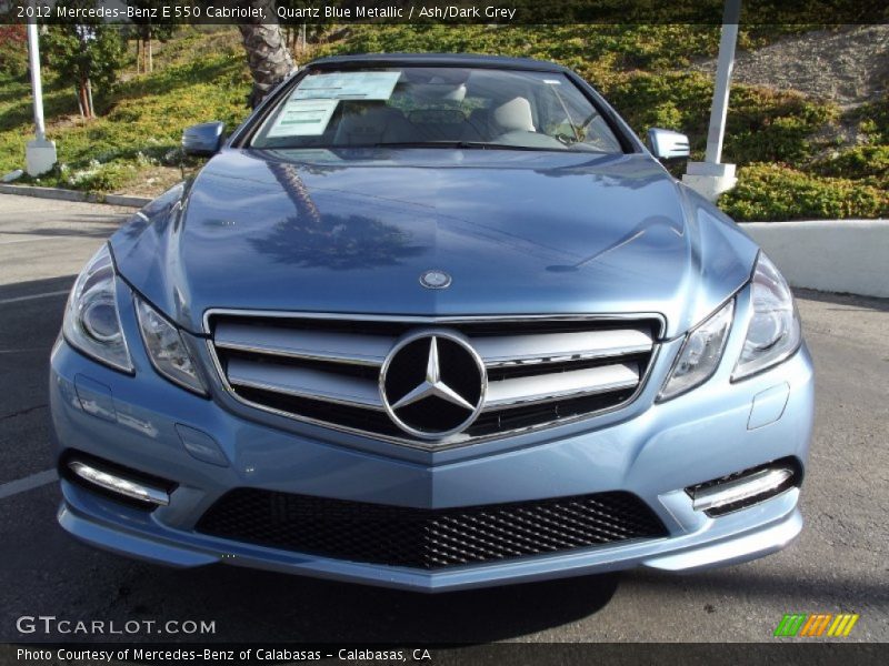Front View - 2012 Mercedes-Benz E 550 Cabriolet