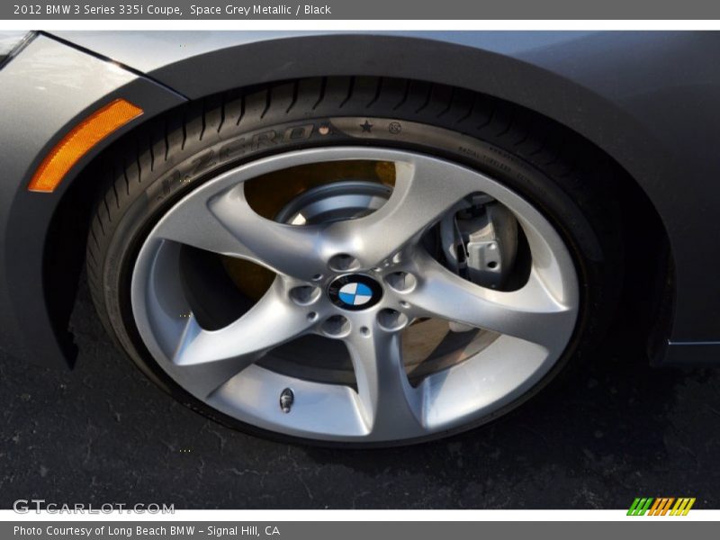 Space Grey Metallic / Black 2012 BMW 3 Series 335i Coupe
