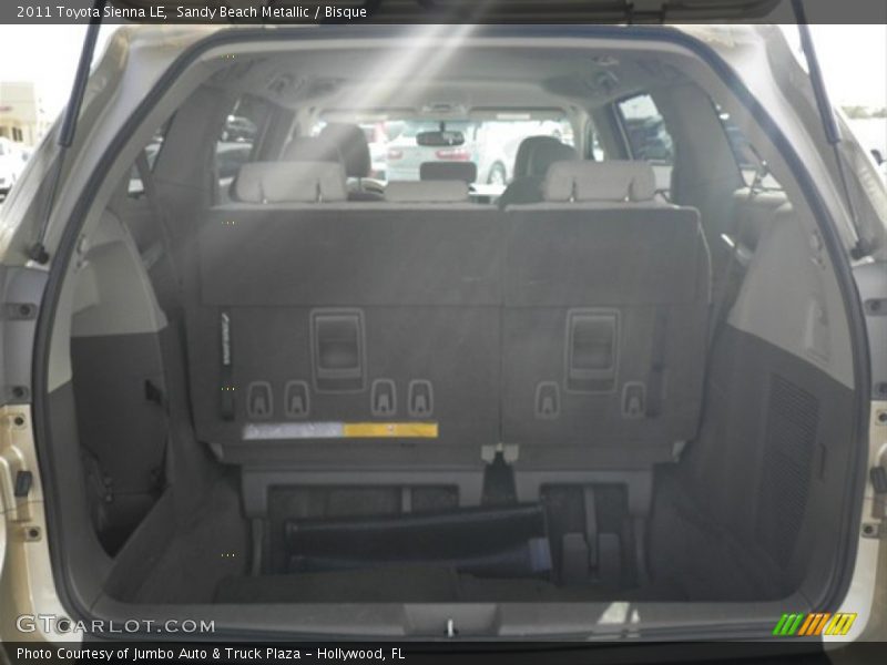 Sandy Beach Metallic / Bisque 2011 Toyota Sienna LE