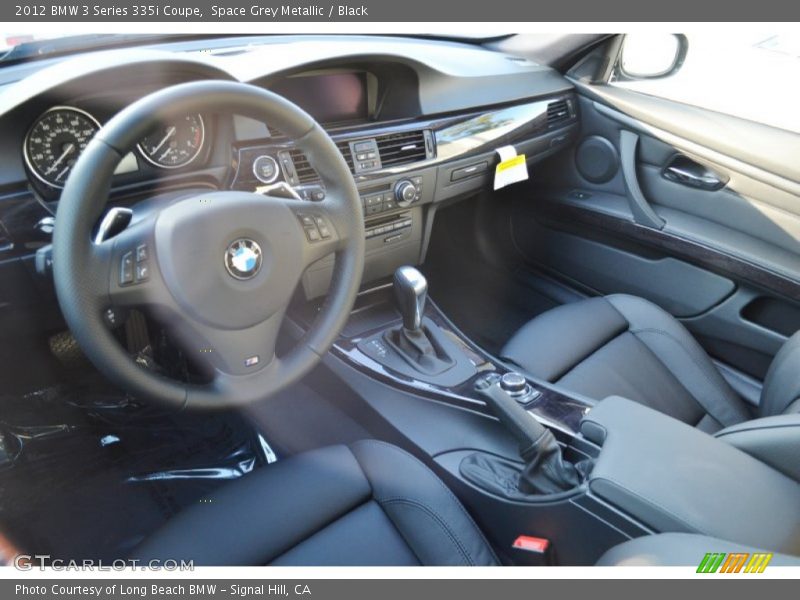 Space Grey Metallic / Black 2012 BMW 3 Series 335i Coupe