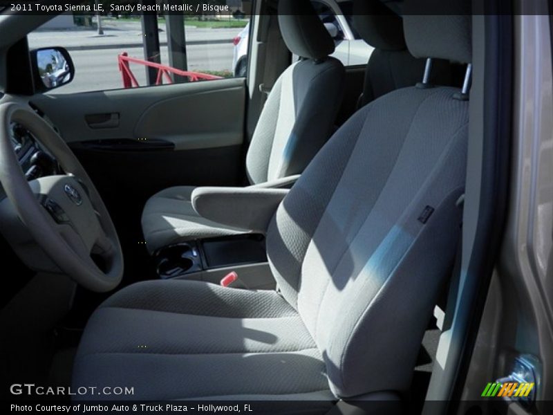Sandy Beach Metallic / Bisque 2011 Toyota Sienna LE