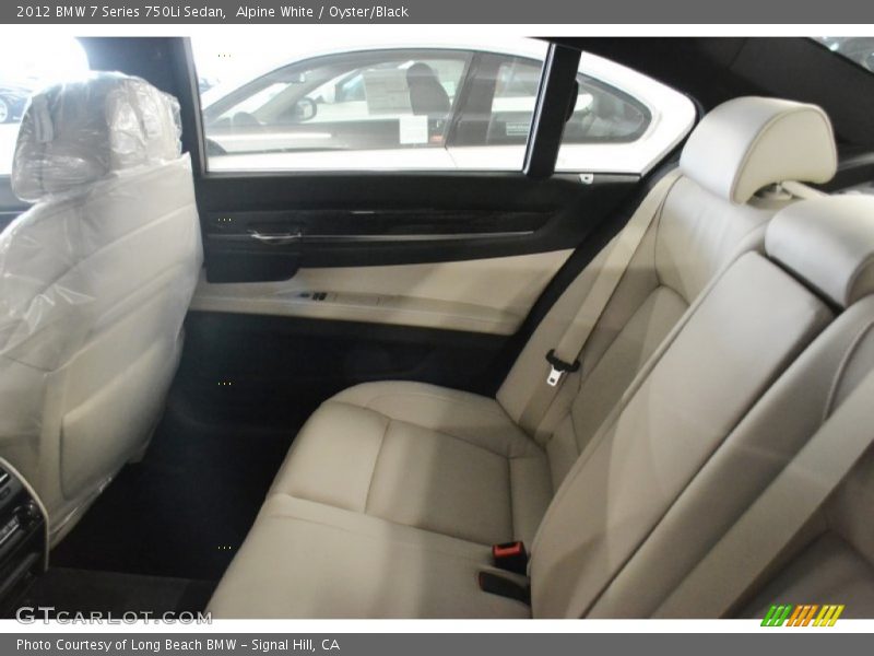 Alpine White / Oyster/Black 2012 BMW 7 Series 750Li Sedan