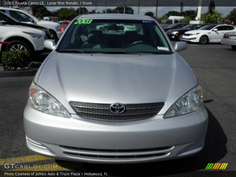 Lunar Mist Metallic / Stone 2003 Toyota Camry LE
