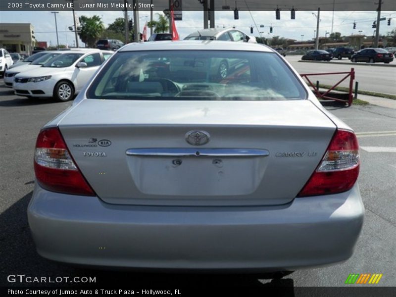 Lunar Mist Metallic / Stone 2003 Toyota Camry LE