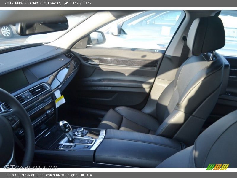 Jet Black / Black 2012 BMW 7 Series 750Li Sedan