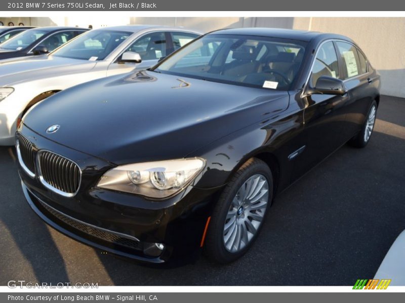 Jet Black / Black 2012 BMW 7 Series 750Li Sedan