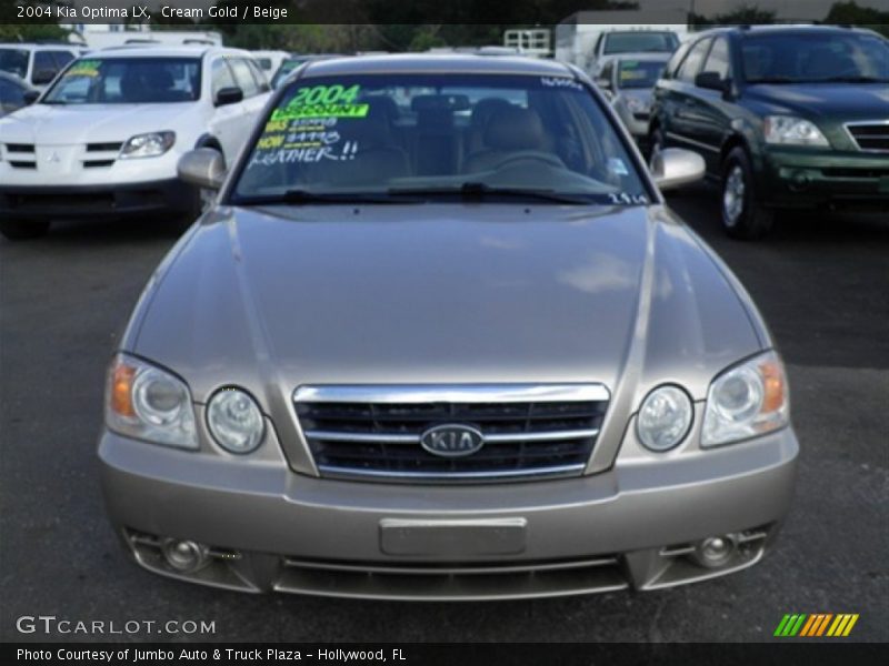 Cream Gold / Beige 2004 Kia Optima LX