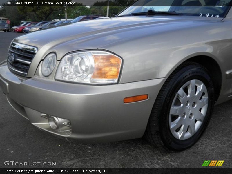 Cream Gold / Beige 2004 Kia Optima LX