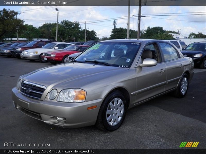 Cream Gold / Beige 2004 Kia Optima LX