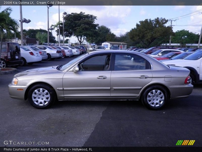 Cream Gold / Beige 2004 Kia Optima LX