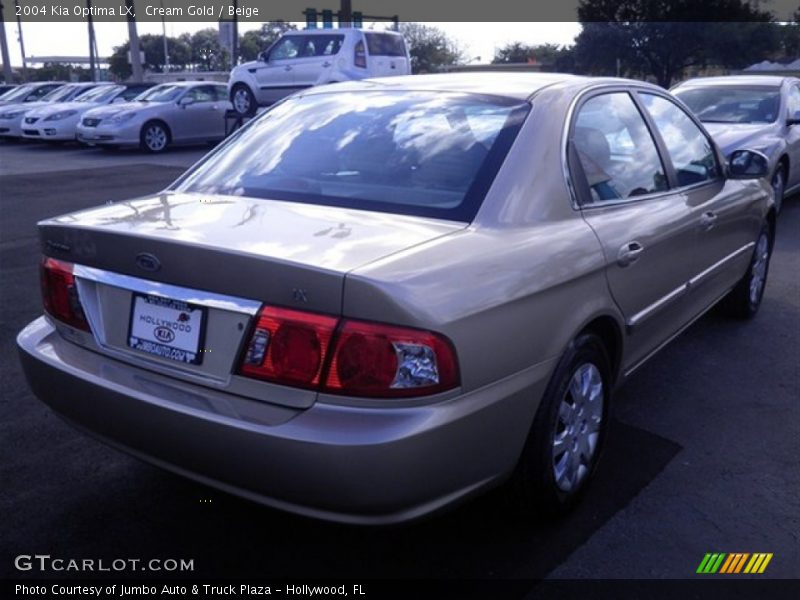 Cream Gold / Beige 2004 Kia Optima LX