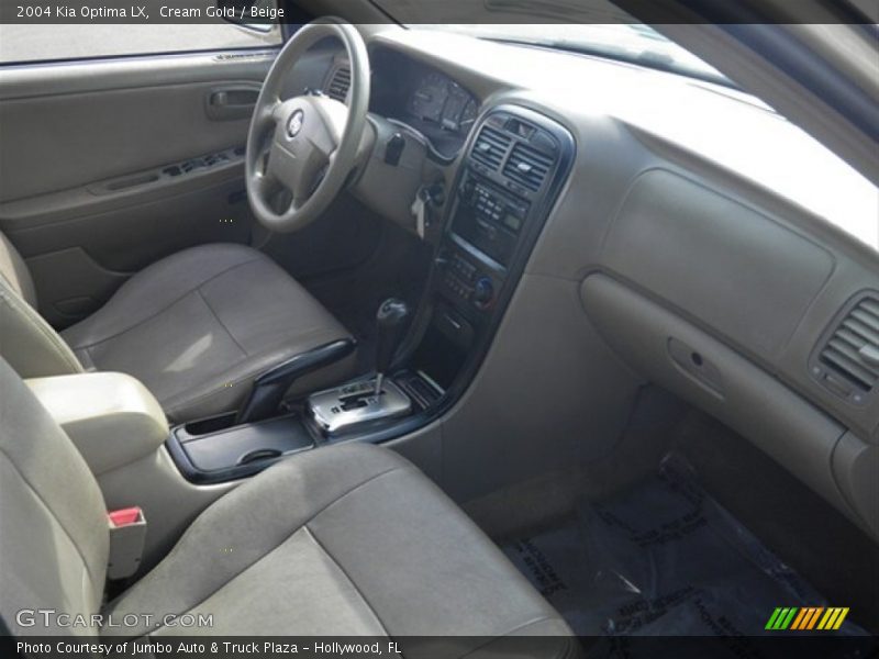 Cream Gold / Beige 2004 Kia Optima LX