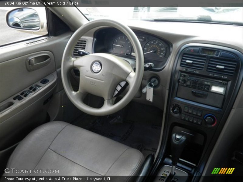 Cream Gold / Beige 2004 Kia Optima LX
