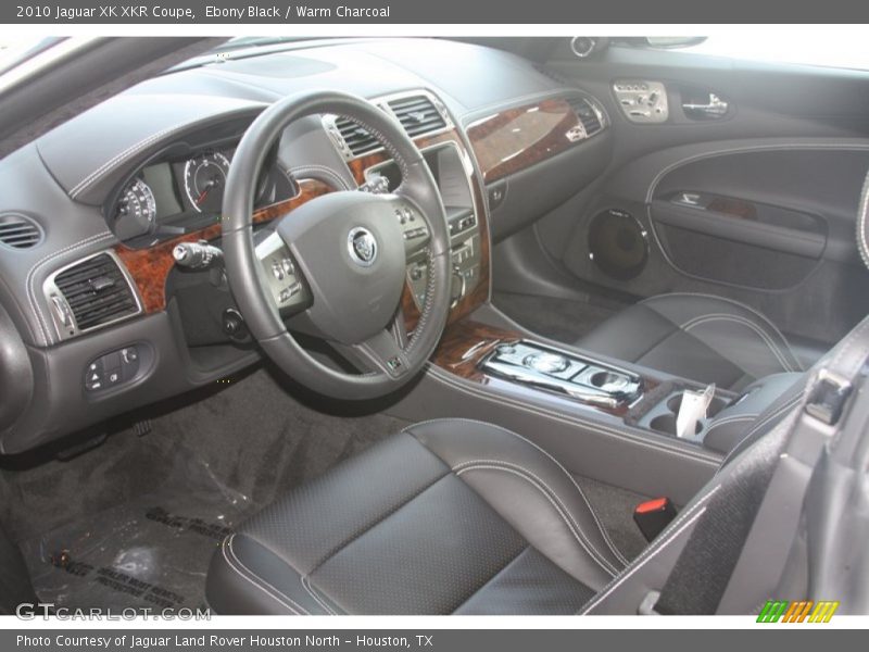 Ebony Black / Warm Charcoal 2010 Jaguar XK XKR Coupe