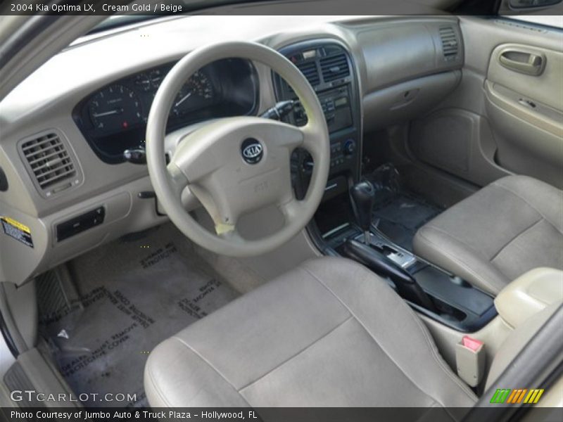 Cream Gold / Beige 2004 Kia Optima LX